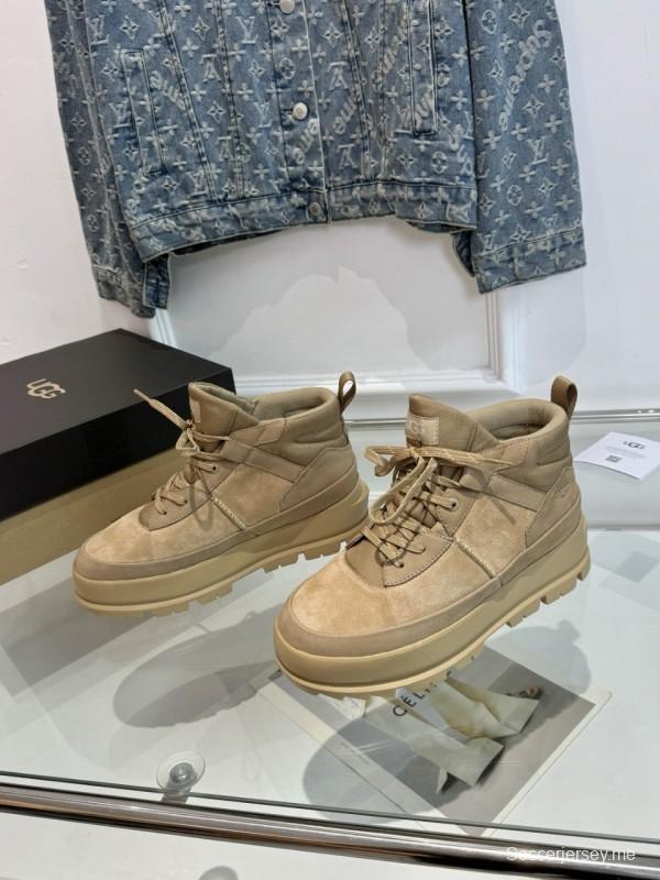 2024 Unisex UGG beige suede leather boots MJ00300