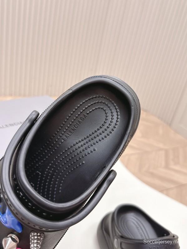 2025 Women Balenciaga Black EVA Clogs LY00330