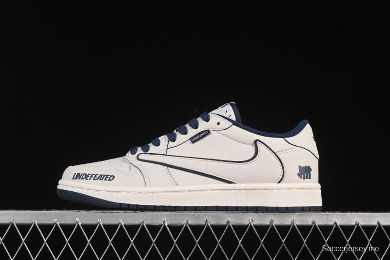 Nike Travis Scott x Fragment Design x Air Jordan 1 Low OG SP AJ1 Casual Sneakers - DF1845-533