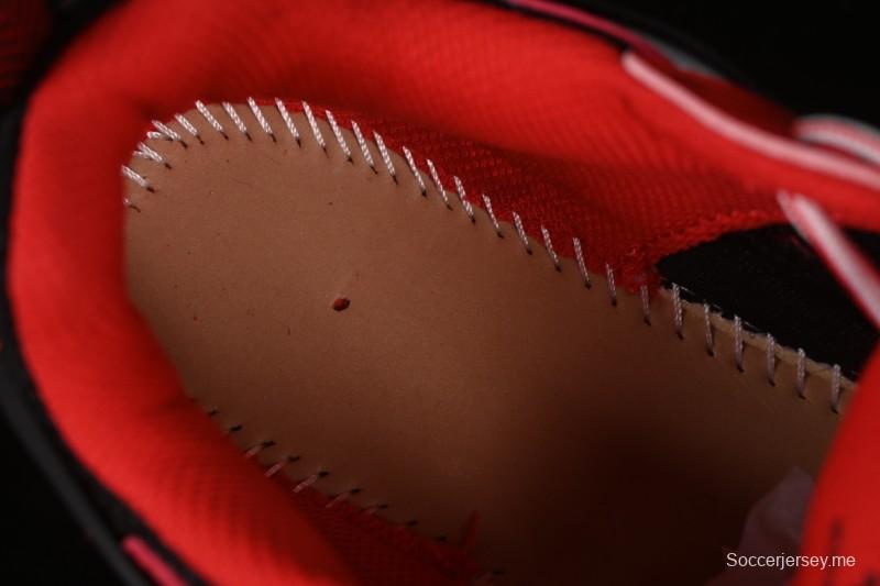 حذاء "بي رايت بي رايت" من أوف وايت كاجوال منخفض الساقين باللون الأحمر الأسود