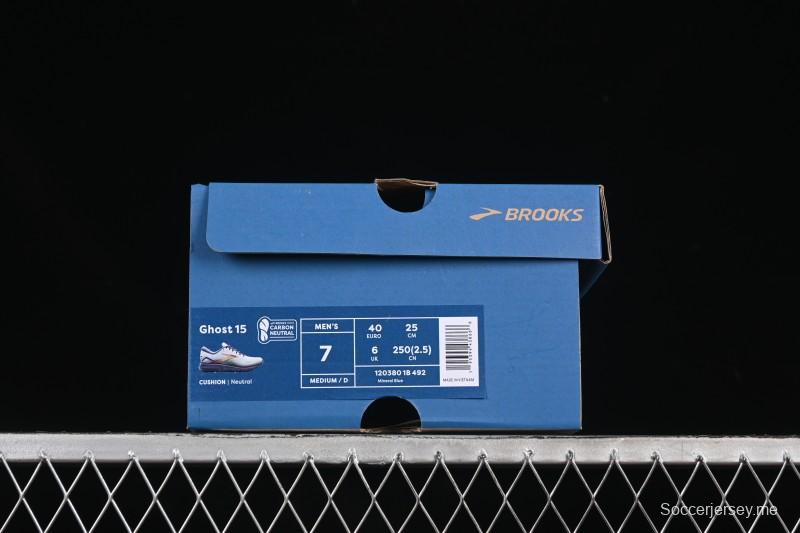 حذاء الجري الرياضي الكاجوال جوست 15 من بروكس جوست 15 ذو تصميم منخفض ومبطن ومساند مسندة ومريح - 1203801B492