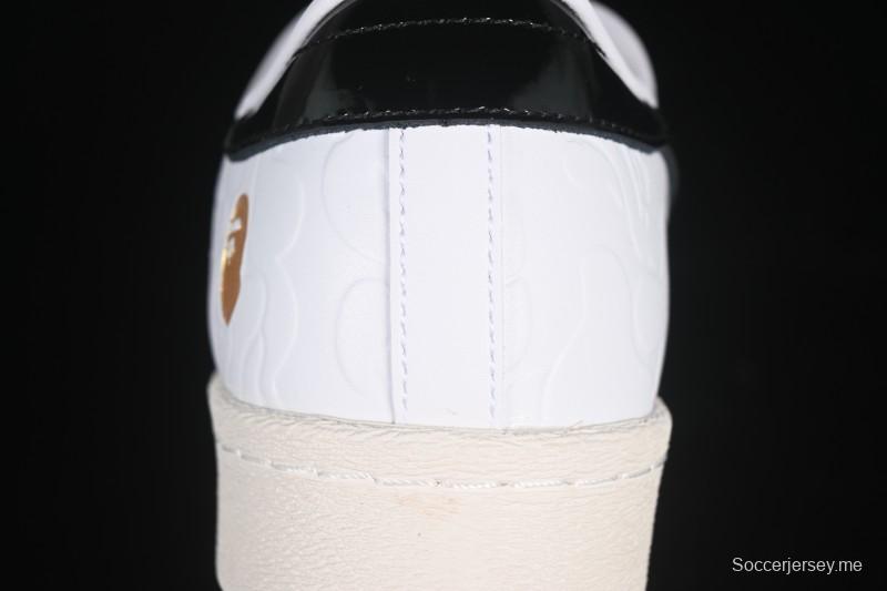 أديداس بابي سوبرستار سنيكرز كاجوال بتصميم صدفي من الأمام - JR2701