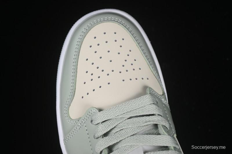 نايك اير جوردان 1 اير جوردان 1 لاو AJ1 AJ1 Amber Green Low Top Low Skate Shoes HF4078-100