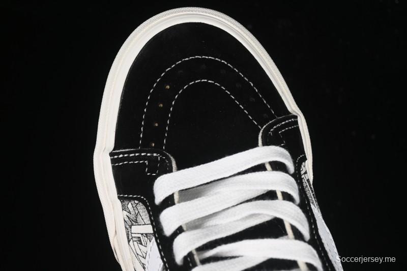 حذاء تزلج سكيت كلاسيك من فانس Sk8-Mid Classic - VN0A347UVGD