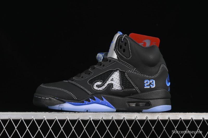 حذاء كرة السلة نايك اويك نيويورك × اير جوردان 5 بلاك ميتاليك - DV4982-004