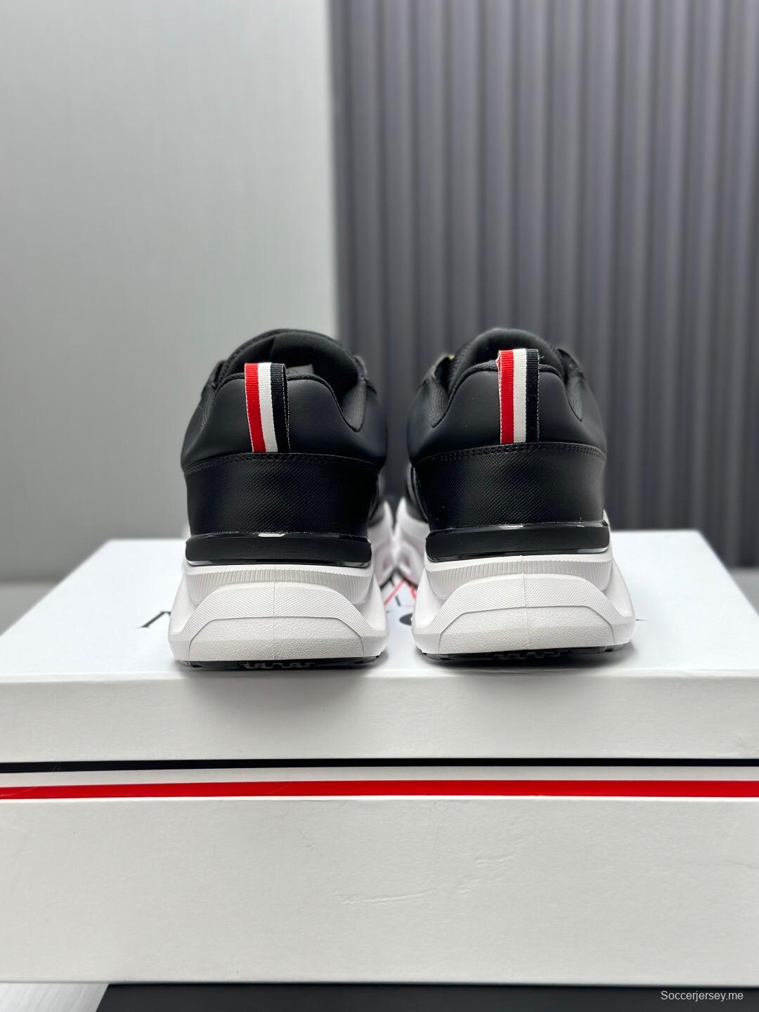 2025 Unisex Moncler Black Cordura Goretex Rubber Trailgrip GTX Trail Running Shoes KFY00390