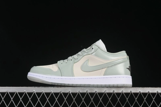 نايك اير جوردان 1 اير جوردان 1 لاو AJ1 AJ1 Amber Green Low Top Low Skate Shoes HF4078-100