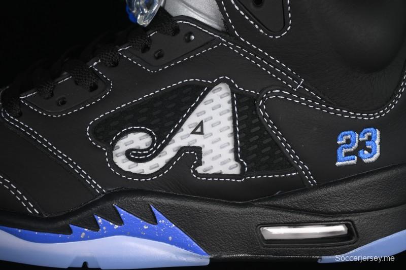 حذاء كرة السلة نايك اويك نيويورك × اير جوردان 5 بلاك ميتاليك - DV4982-004