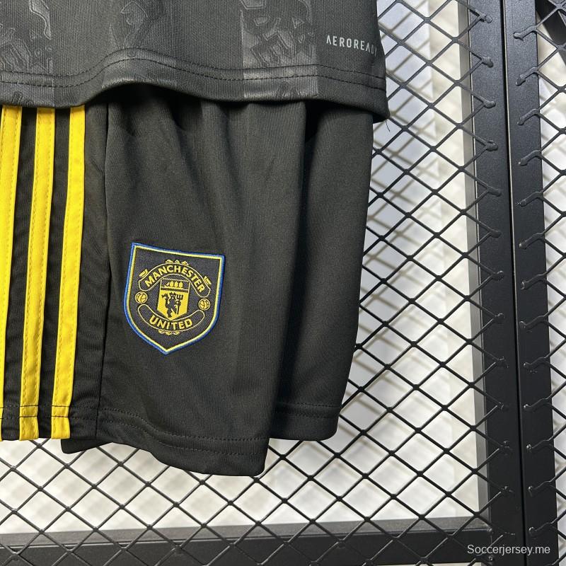 25/26 Kids Manchester United THIRD Size 16-28 Jersey