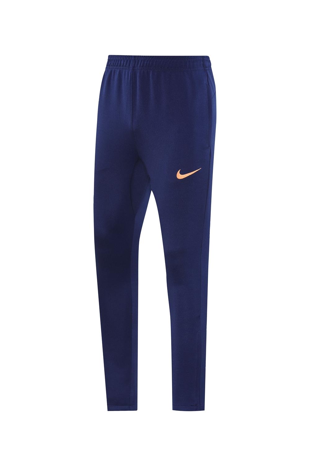 25/26 Barcelona Navy/Orange Full Zipper Jacket +Long Pants