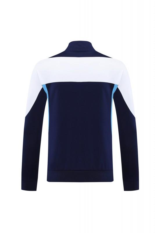 2025 NIKE Light Blue/Navy Full Zipper Jacket +Long Pants