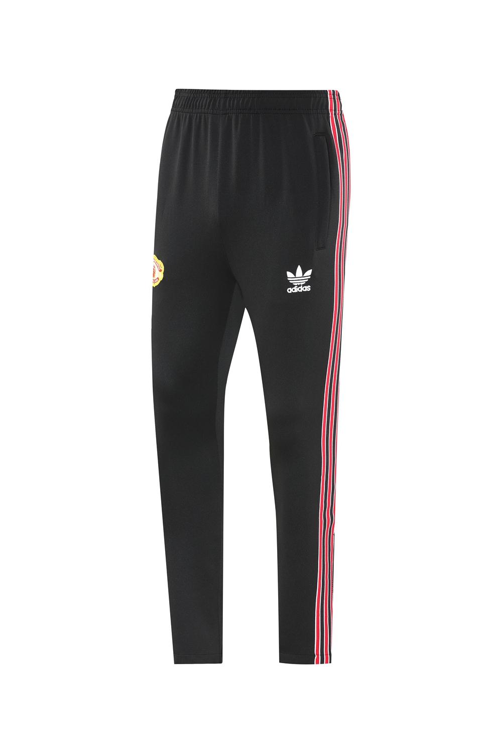 25/26 Manchester United Red/Black Full Zipper Jacket +Long Pants