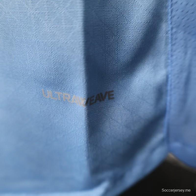 نسخة اللاعب 25/26 قميص بأكمام طويلة الأكمام لمانشستر سيتي على أرضه