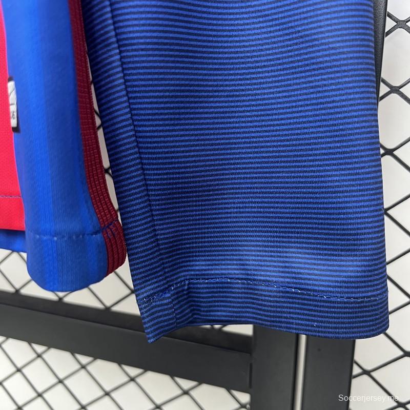 14/15 قميص بأكمام طويلة ريترو طويل الأكمام من برشلونة