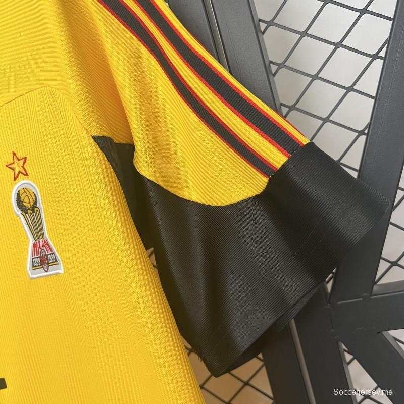 99/00 قميص ميلان الإيطالي الرجعية 99/00 خارجي