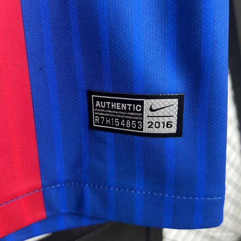 14/15 قميص بأكمام طويلة ريترو طويل الأكمام من برشلونة