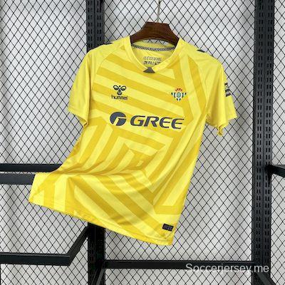 2025/26 قميص حارس مرمى ريال بيتيس الأصفر 2025/26