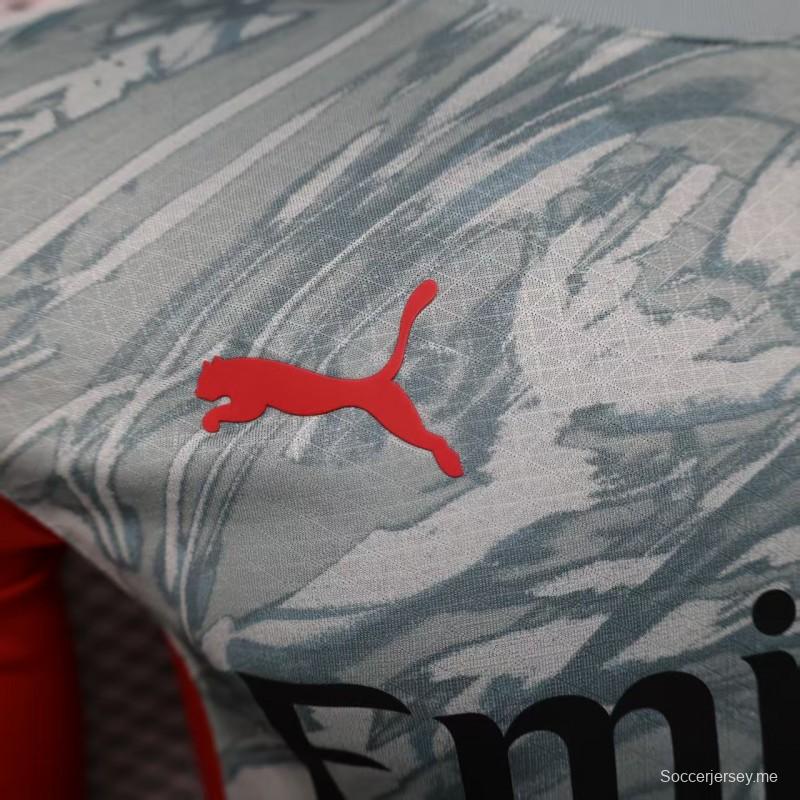 25/26 قميص بأكمام طويلة الأكمام لحارس مرمى ميلان الإيطالي 25/26