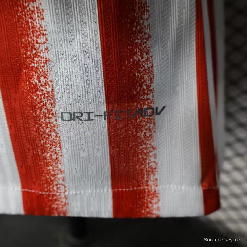 إصدار اللاعب 25/26 قميص خاص مخطط بالأحمر/الأبيض لإنتر ميلان 25/26