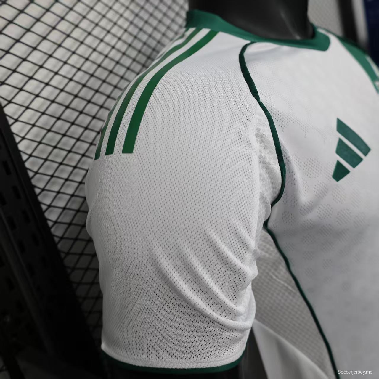 إصدار اللاعب 25/26 قميص الأهلي المنزلي الأبيض 25/26