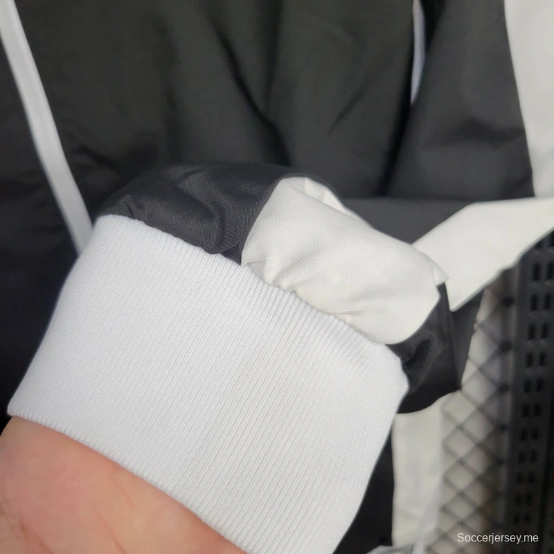 25/26 سانتوس جاكيت سانتوس سترة واقية من الرياح أسود