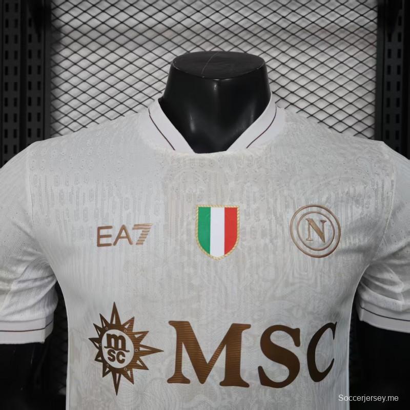 إصدار اللاعب 25/26 قميص نابولي خارج الديار 25/26