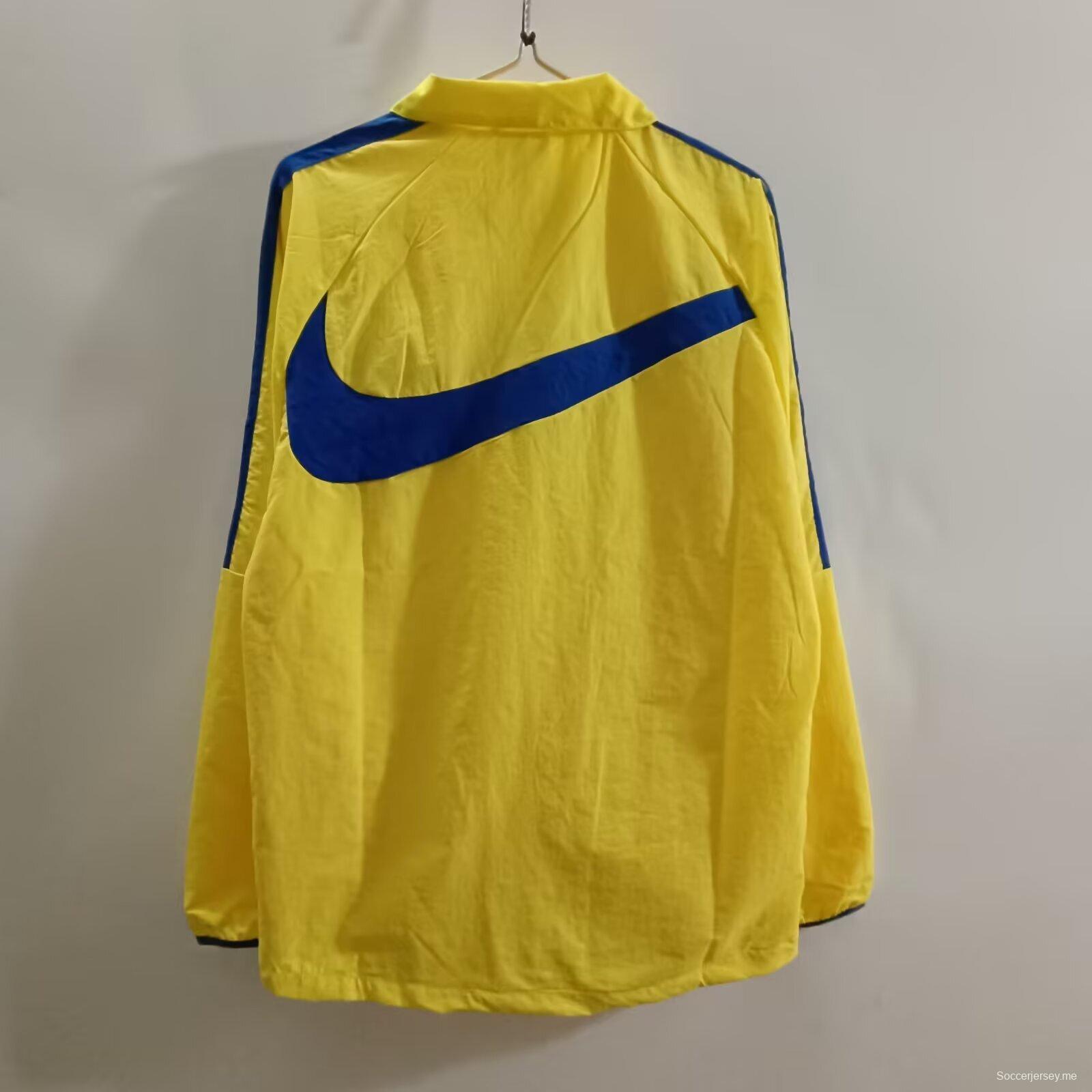 25/26 سترة واقية من الرياح صفراء اللون أصفر اللون