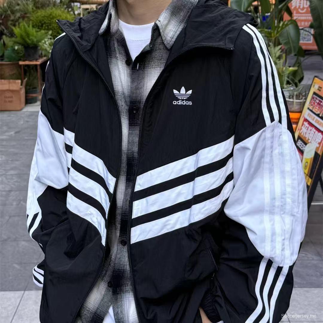 2025 أديداس أديداس أديداس أوريجينال بلون كحلي/أخضر أبيض وندسري أبيض