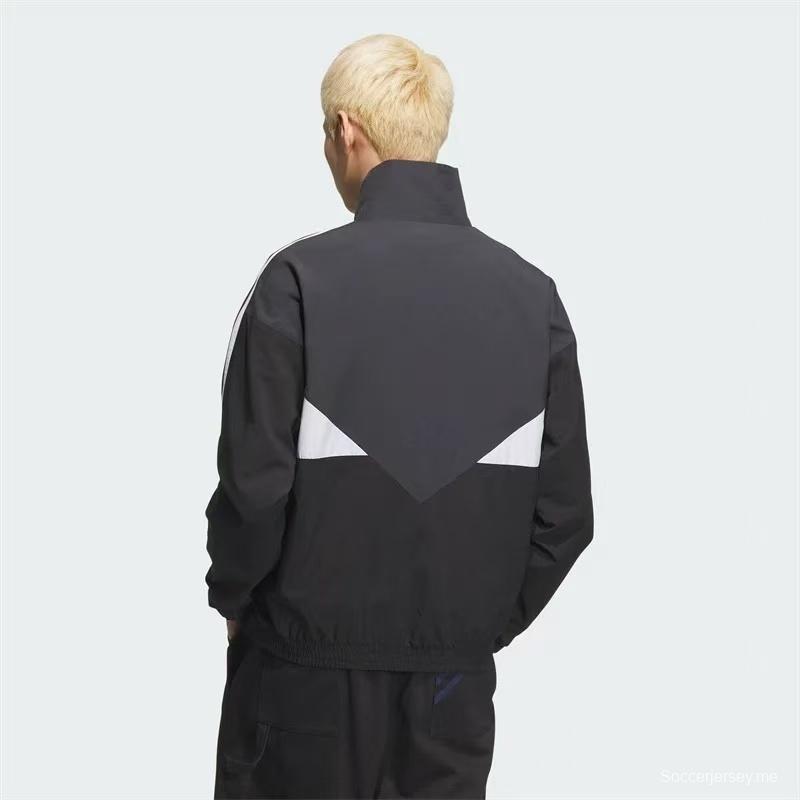 2025 أديداس 2025 سترة واقية من أديداس أسود/أبيض