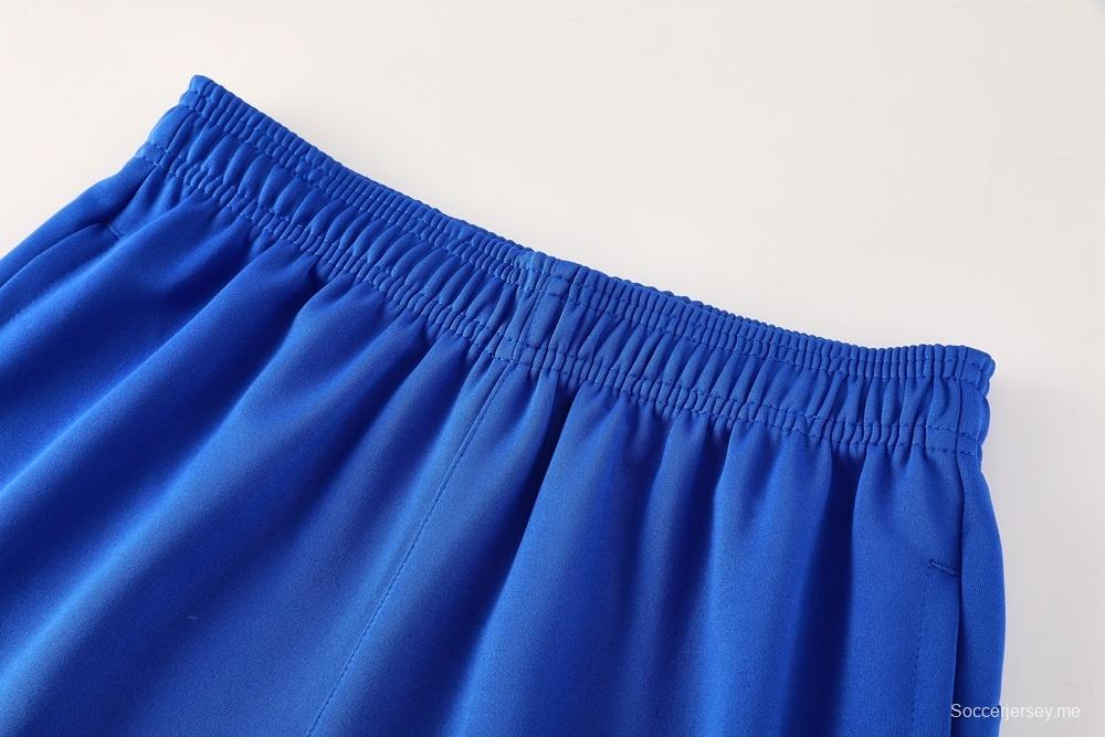 25/26 جاكيت أحمر بسحاب كامل أحمر من أتليتكو مدريد + بنطال طويل