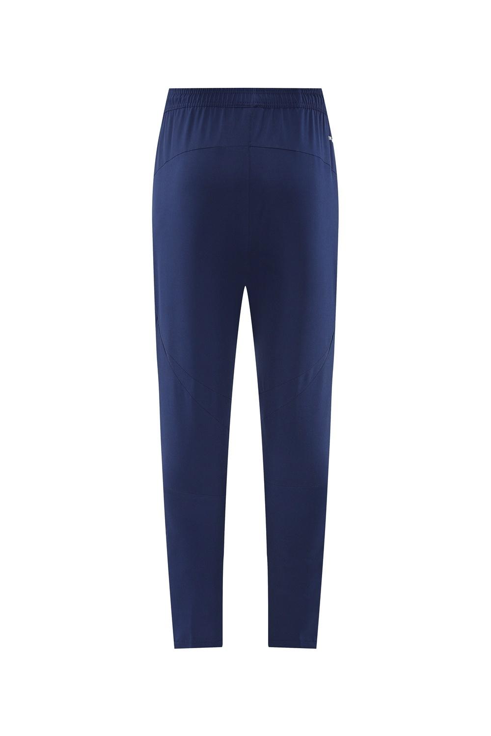 25/26 أديداس أديداس هودي أزرق داكن بجاكيت كامل بسحاب + بنطلون طويل