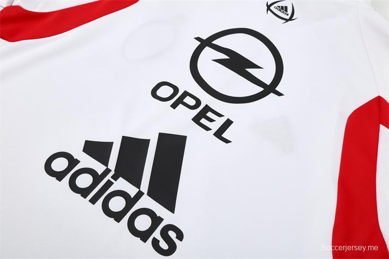 Retro 05/06 AC Milan White Half Zipper Jacket