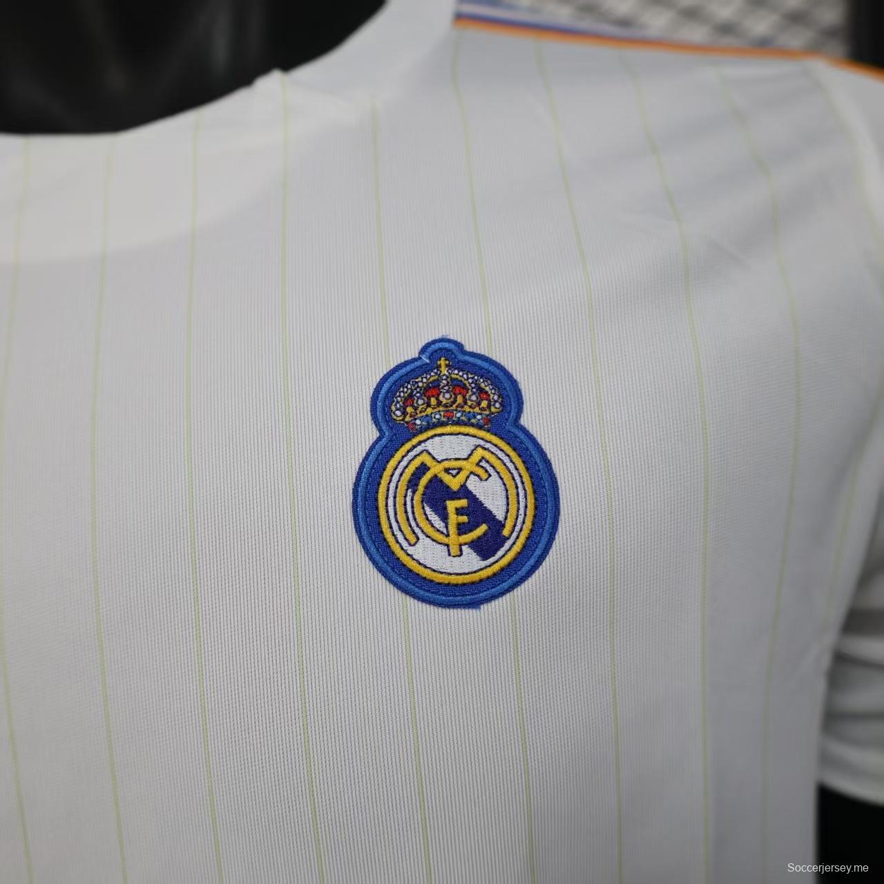 إصدار اللاعب 25/26 قميص ريال مدريد الأبيض غير الرسمي 25/26
