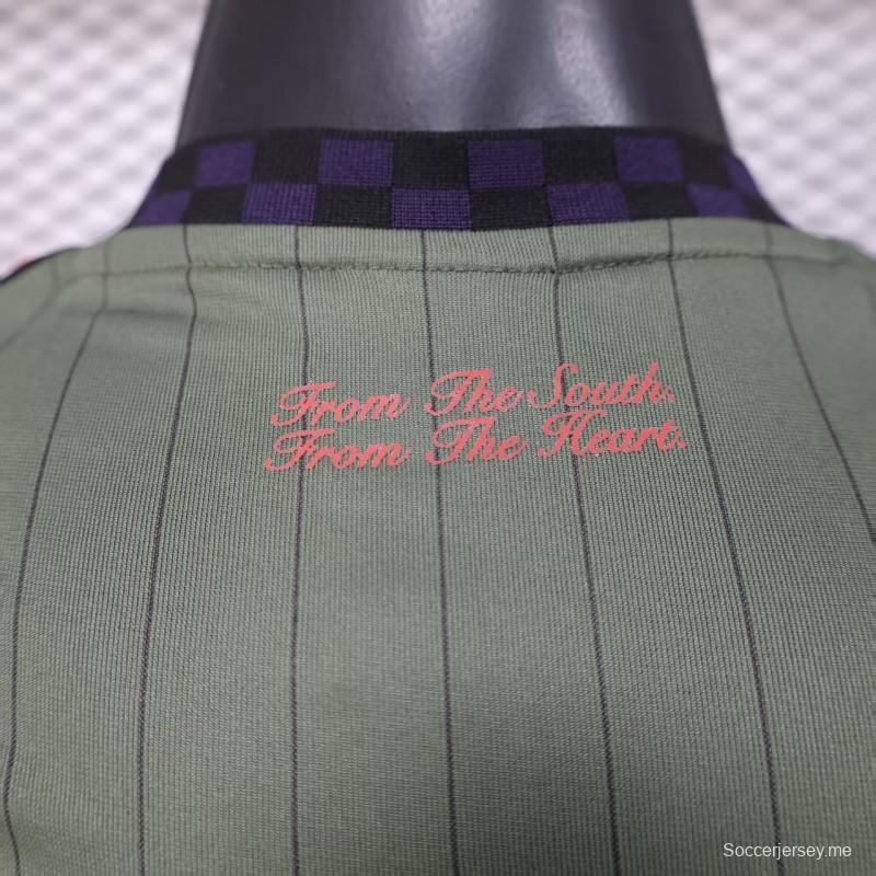 إصدار اللاعب 25/26 قميص بايرن ميونيخ الأخضر العشبي الكاجوال 25/26