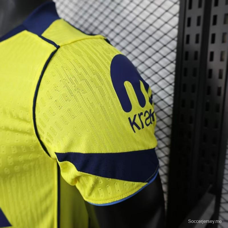 نسخة اللاعب 25/26 قميص توتنهام هوتسبير الأصفر الثالث لتوتنهام هوتسبير