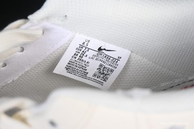 حذاء نايك اير فورس 1 '07 لو من نايك بالتعاون مع غوتشي شبح الوجه البيج الرمادي كاجوال سنيكرز - QW5836-024