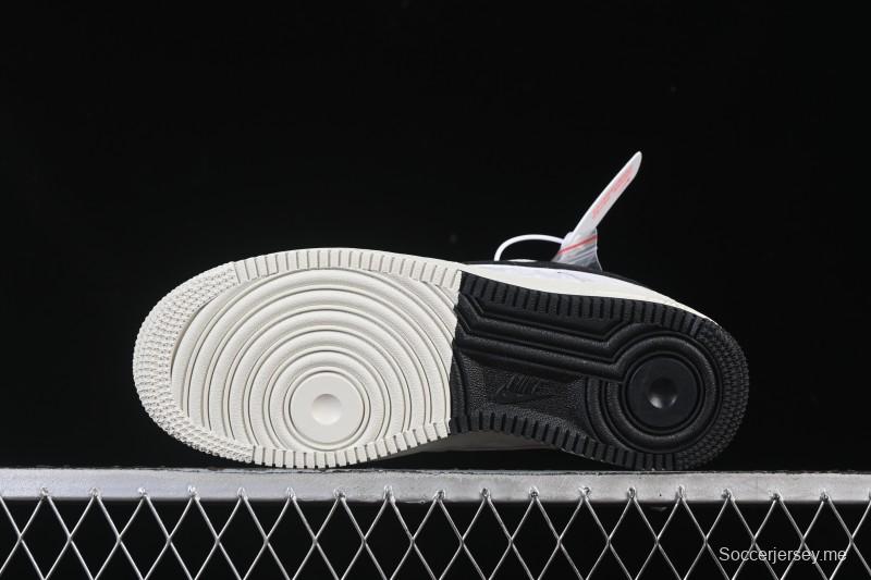 حذاء رياضي نايك اير فورس 1'07 منخفض كاجوال باللون الأبيض أسود رمادي - YF9511-805