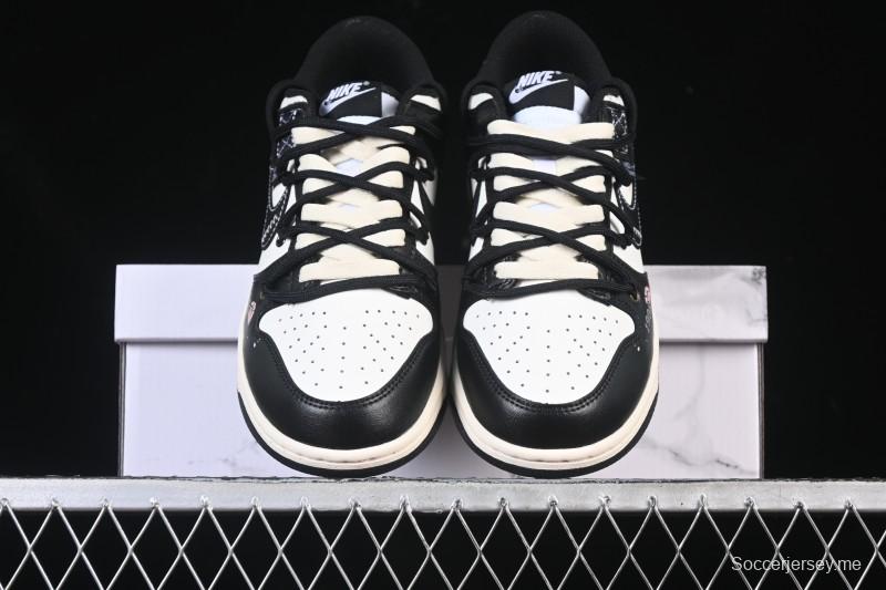 حذاء تزلج نايك SB Dunk Dunk Low Custom Strap ذو الحزام المخصص ذو الرقبة المنخفضة - DD1391-100