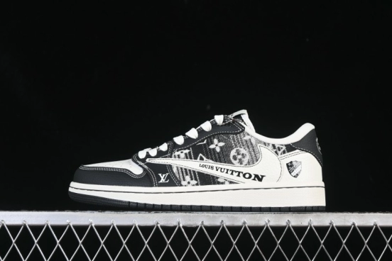 حذاء نايك ترافيس سكوت x Fragment Design x Air Jordan 1 Low OG SP AJ1 منخفض الكاجوال من نايك - SC0601-052