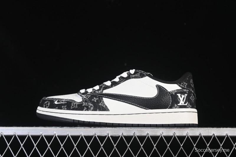 حذاء نايك ترافيس سكوت x Fragment Design x Air Jordan 1 Low OG SP AJ1 منخفض الكاجوال من نايك - SC0601-058