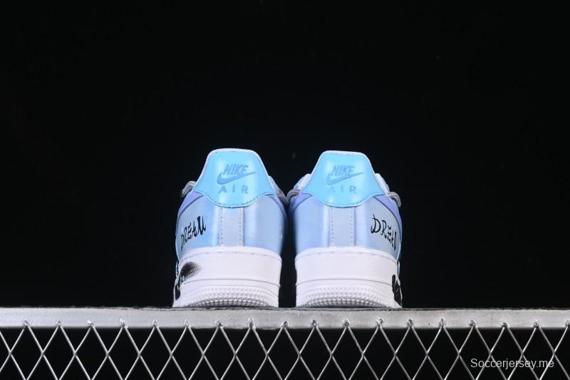Nike Air Force 1'07 Low Chasing Dream Hand-Painted Graffiti Casual Sneakers - CW2288-101