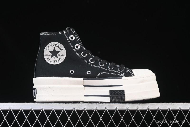 Rick Owens Drkshdw Converse Chuck 70 High Top Platform Casual Canvas Shoes - A06754C