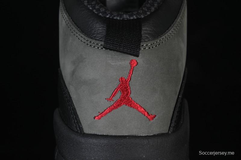 حذاء كرة السلة نايك اير جوردان 10 ريترو شادو رمادي من نايك - HJ6779-001