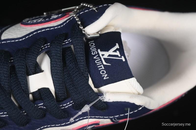 حذاء نايك اير فورس 1 '07 منخفض سوبريم سوبريم بالتعاون مع نايك اير فورس 1 '07 سوبريم سوبريم سنيكرز أبيض أزرق نبيذ أحمر كاجوال - YF9511-801