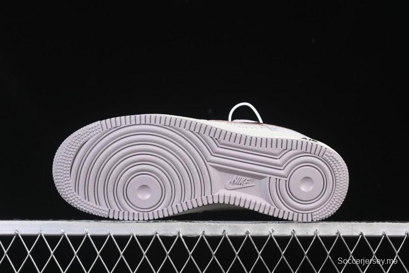 حذاء نايك اير فورس 1 '07 المنخفض من نايك بالتعاون مع بالنسياغا حذاء رياضي كاجوال أبيض بني - YF9511-806