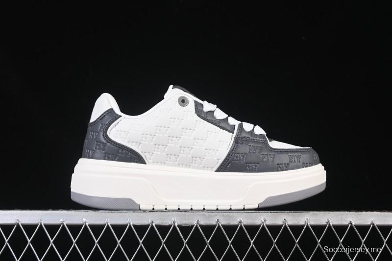 حذاء رياضي كاجوال كاجوال بلاتفورم مكتنزة مطرزة بنقشة Monogram من نيويورك يانكيز MLB - 3ASXE035N50CGS