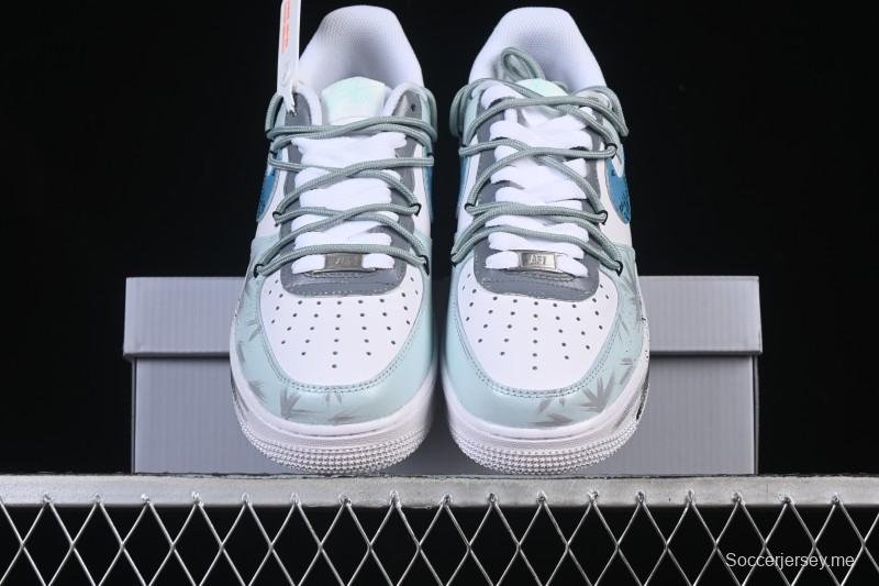 حذاء نايك اير فورس 1'07 المنخفض من نايك اير فورس 1'07 رمادي تيون ايرا رسمت عليه رسومات يدوية - LJ8822-202