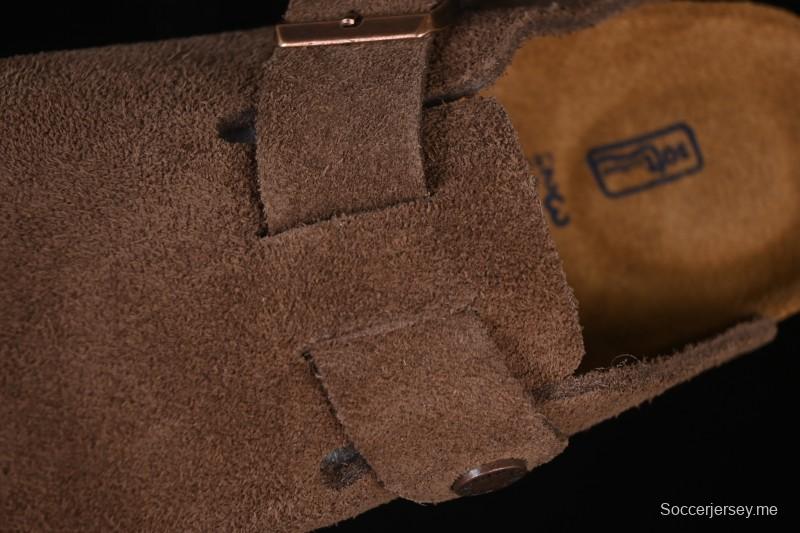 سلسلة صنادل بيركنستوك ذات اللون البني الناعم - G.D4