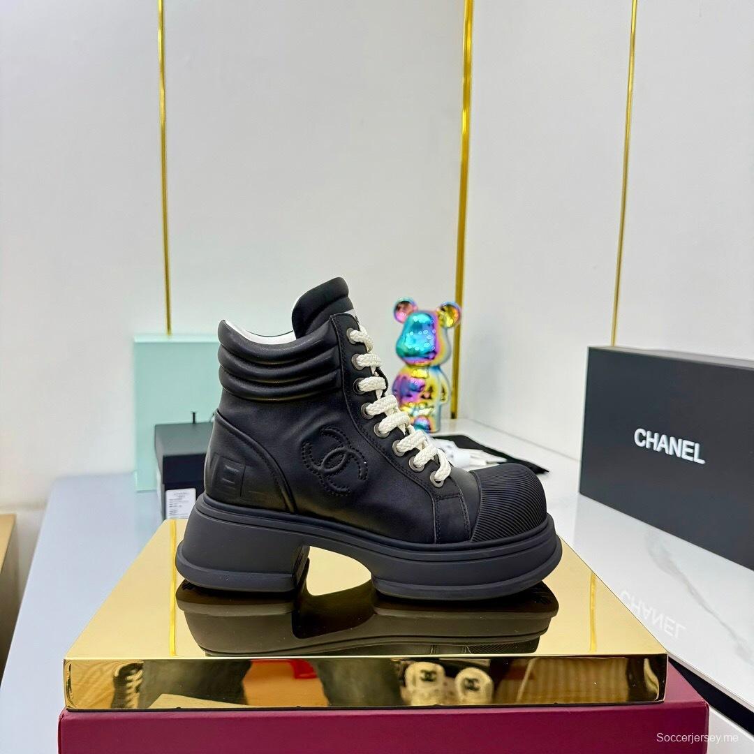 Chanel 2025 SS Short Boots Essential Fall Winter Heavy Duty Style - LY00400