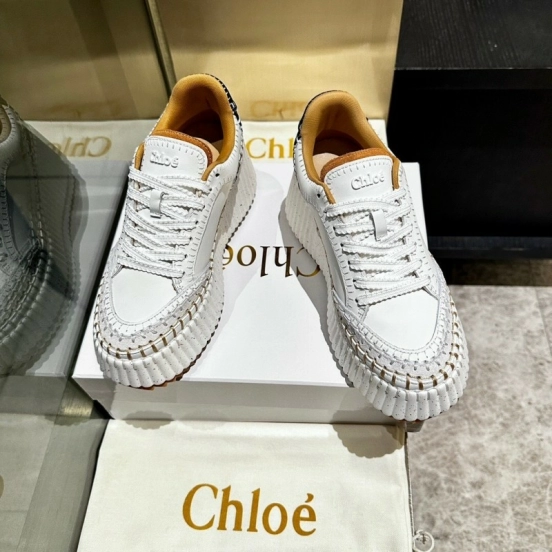 Chloe Spring Summer 2025 Hand-Stitched Mark Line Casual Shoes - LY00350